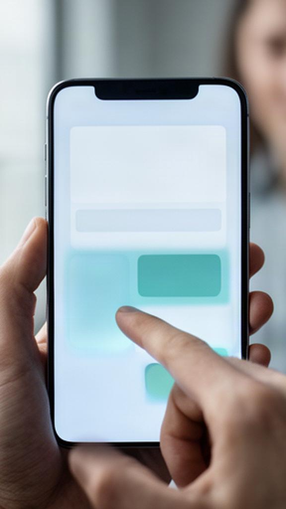Persona confirmando una preferencia de privacidad en una pantalla digital